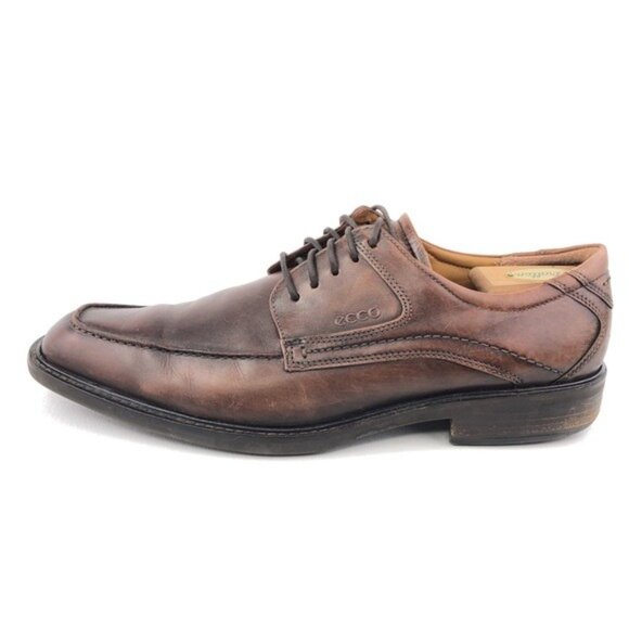 Ecco Brown Leather Moc Toe Oxfords EUR 47 main image 5